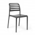 Costa Bistrot Stacking Restaurant Side Chair in Caffe